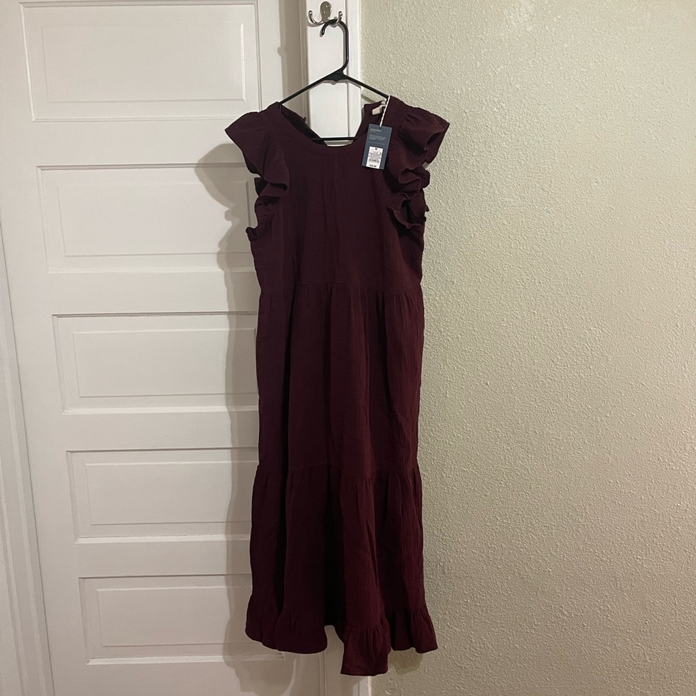 Universal Thread Tiered Ruffle Gauze Dress
